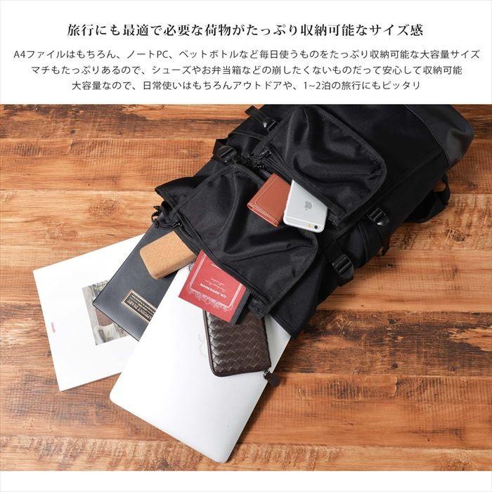 リュック メンズ 大容量 通販 2wayマルチポケットナップリュック おしゃれ 黒 ブラック シンプル 無地 通勤 A4 通学 レディース 男女兼用 ビジネス | AVANT | 07