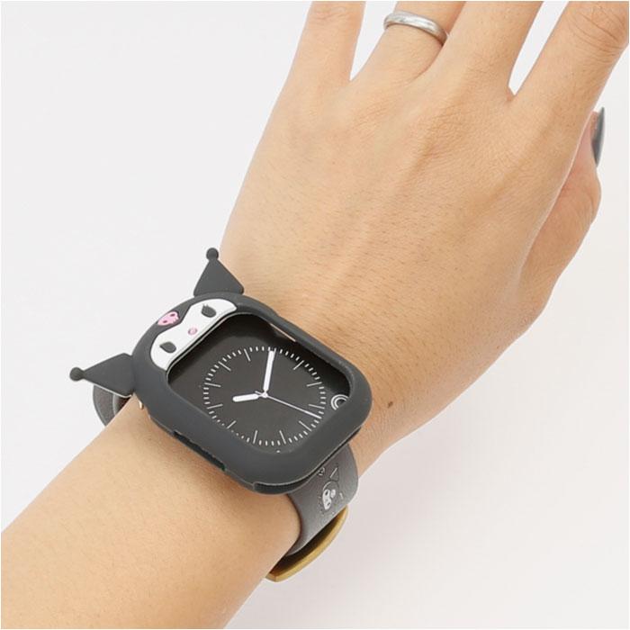 ケース apple watch ケース 通販 シリコンケース シリコン キャラクター アップルウォッチ 腕時計 41mm 40mm シナモロール ジョー・クール クロミ マイメロディ | シナモロール