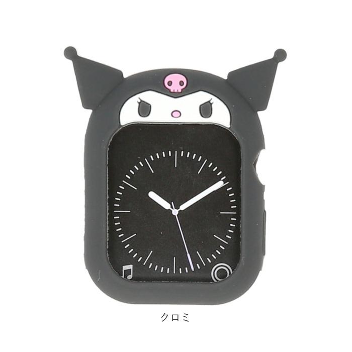ケース apple watch ケース 通販 シリコンケース シリコン キャラクター アップルウォッチ 腕時計 41mm 40mm シナモロール ジョー・クール クロミ マイメロディ | シナモロール | 10