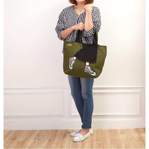 トートバッグ レディース A4 ミスサパト mis zapatos トートバック キャンバス デニム レディース おしゃれ かわいい ロングスカート柄 トートバッグ |  | 10
