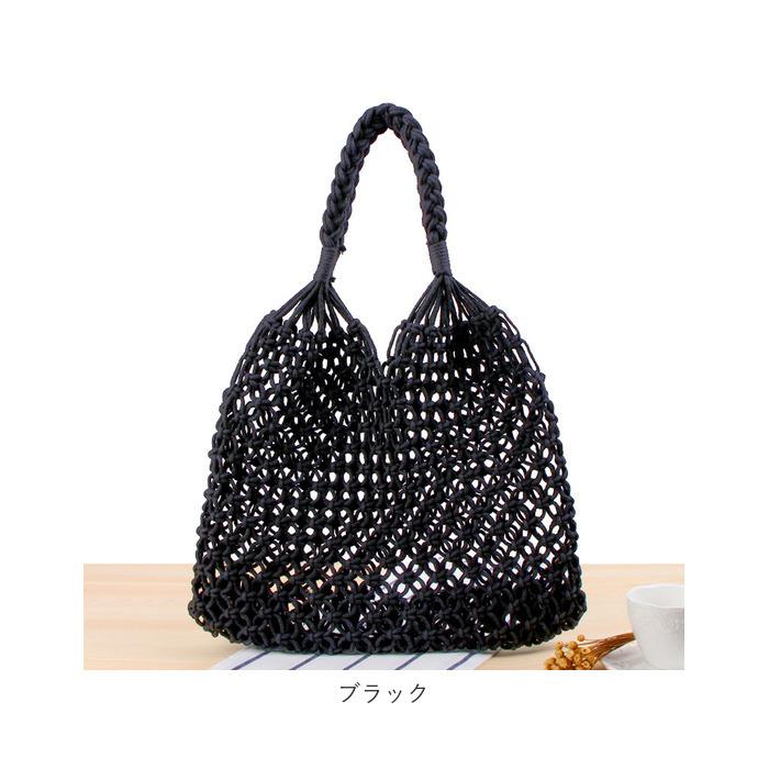 夏 通販夏 編み バッグ かごバッグ トート レディース 編みバッグ トートバッグ メッシュバッグ 夏バッグ 手提げ 海 リゾート ネット 可愛い エコバッグ 夏 | BACKYARD FAMILY | 20