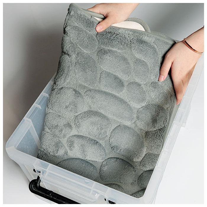 バスマット 通販バスマット 速乾 足拭きマット 洗える 玄関マット 80cm 50cm バス用品 バスルーム おしゃれ シンプル 浴室 マット 80×50 バスマット | BACKYARD FAMILY | 16