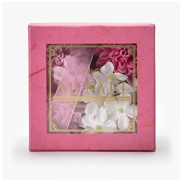 ソープフラワー 通販ソープフラワー ボックス 入浴剤 和 バスフレボックス MIYABI M バスフレグランス 花の形 花びら 造花 ギフト 石鹸 せっけん ソープフラワー | ブランド登録なし | 05