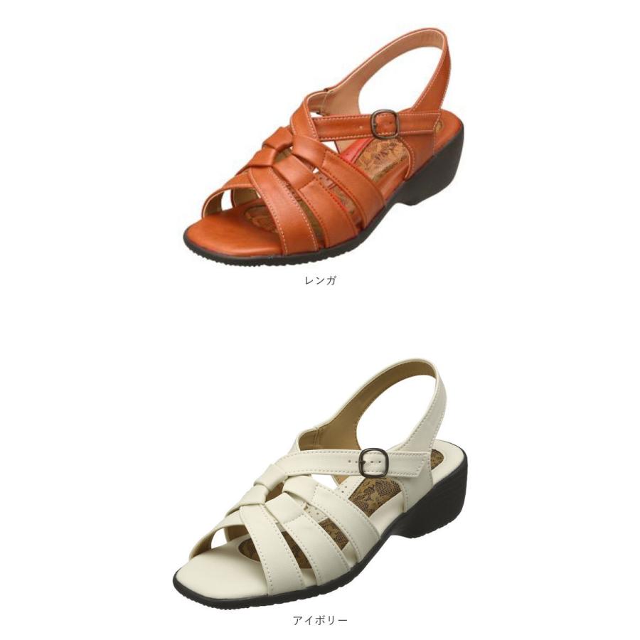 サンダル 通販サンダル レディース 夏 履きやすい ストラップサンダル パンジー pansy 歩きやすい 疲れにくい ローヒール おしゃれ シンプル サマーサンダル 軽 | PANSY | 15