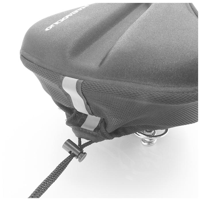 サドルカバー クッション 通販 大型 痛くない 黒 ブラック シンプル 自転車用品 ママチャリ フィットネスバイク 衝撃吸収 滑り止め お尻 サドルカバー |  | 04