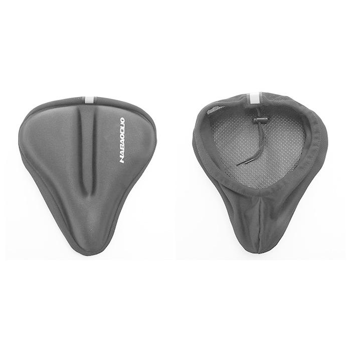 サドルカバー クッション 通販 大型 痛くない 黒 ブラック シンプル 自転車用品 ママチャリ フィットネスバイク 衝撃吸収 滑り止め お尻 サドルカバー |  | 07