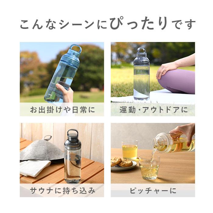 ウォーターボトル LIPPY ウォーターボトル 1L 通販 日本製 水筒 1000ml 1リットル マグボトル 直飲み水筒 クリアボトル 軽量 軽い 飲み口広い 手が入る |  | 16