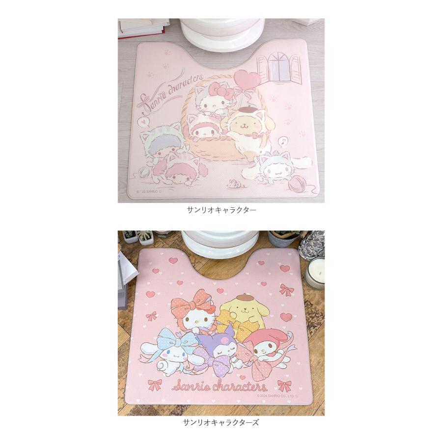 トイレマット 通販トイレマット 拭ける キャラクター おしゃれ かわいい 撥水 はっ水 やわらかい PVC 素材 滑り止め すべりにくい クッション性 約 トイレマット | ブランド登録なし | 11