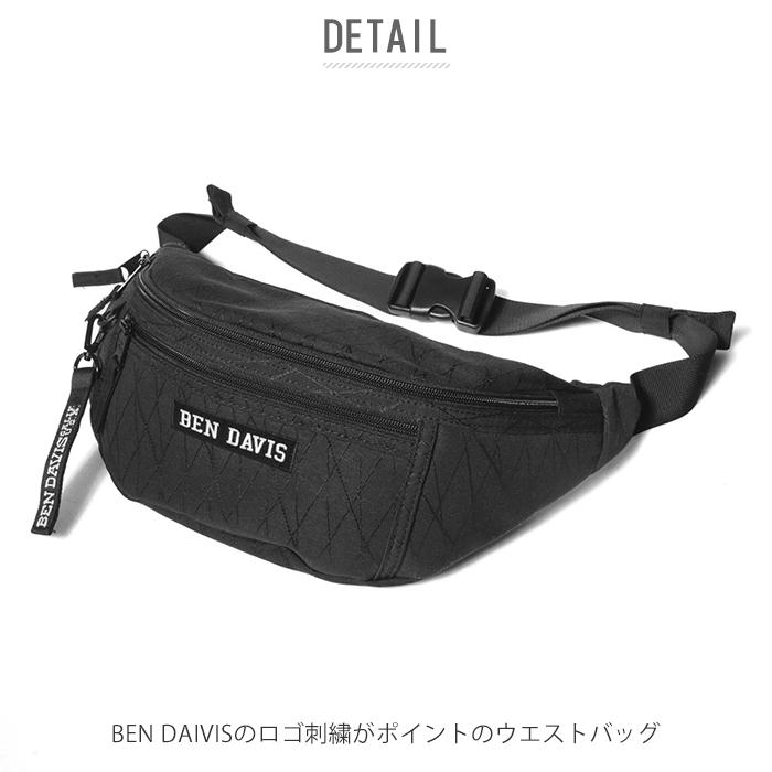 ウエストポーチ 通販ウエストポーチ メンズ ブランド BEN DAVIS ベンデイビス レディース おしゃれ ウエストバッグ 斜めがけ ウエストバッグ ワンショルダー | BEN DAVIS | 11