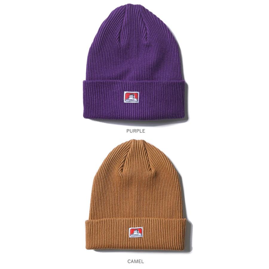 BEN DAVIS ニット帽 通販 メンズ ブランド ベンデイビス ニットキャップ レディース 男女兼用 黒 おしゃれ 無地 ロゴ ユニセックス ビーニー シンプル | BEN DAVIS | 23