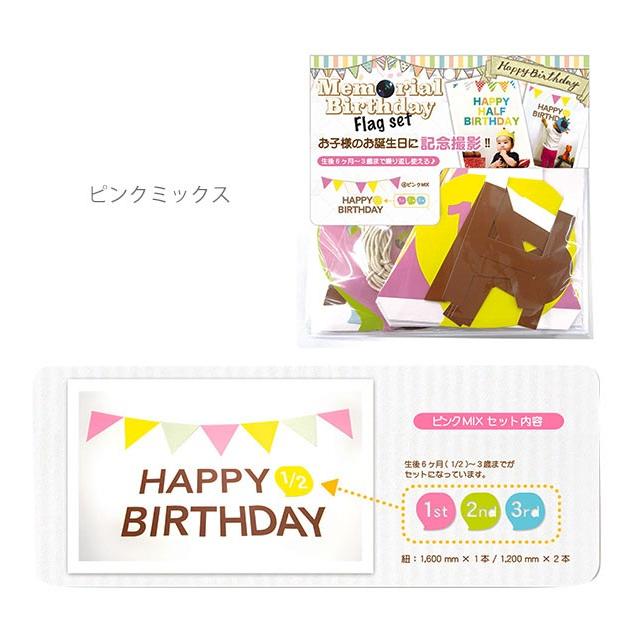 バースデーガーランド ガーランド 誕生日 おしゃれ バースデー バースデーバナー メモリアルバースデーペーパーフラッグセット 生後6ヶ月 1歳 2歳 3歳 誕生会 | BEN DAVIS | 14