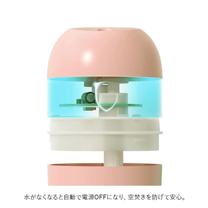 超音波加湿器 卓上 通販 加湿器 オフィス 小型 ミニ加湿器 可愛い 超音波 車内 車用 車載 乾燥 コンパクト リビング 寝室 乾燥対策 パフィオ 超音波加湿器 | BACKYARD FAMILY | 11