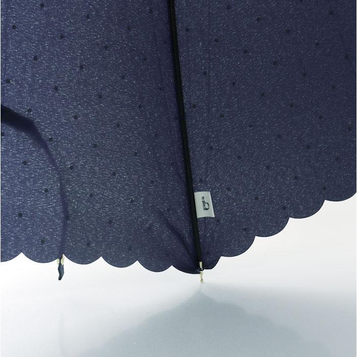 ビコーズ because ビコーズ 長傘 レディース 55cm 通販 雨傘 日傘 晴雨兼用傘 傘 かさ カサ 婦人傘 晴雨兼用 UV対策 紫外線対策 ドット 熱中症対策 かわいい | because | 16