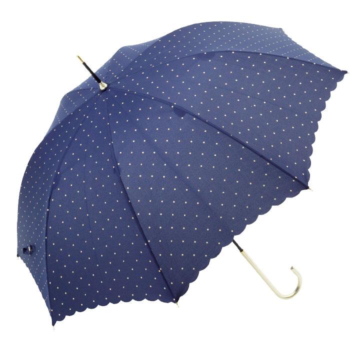 ビコーズ because ビコーズ 長傘 レディース 55cm 通販 雨傘 日傘 晴雨兼用傘 傘 かさ カサ 婦人傘 晴雨兼用 UV対策 紫外線対策 ドット 熱中症対策 かわいい | because | 18