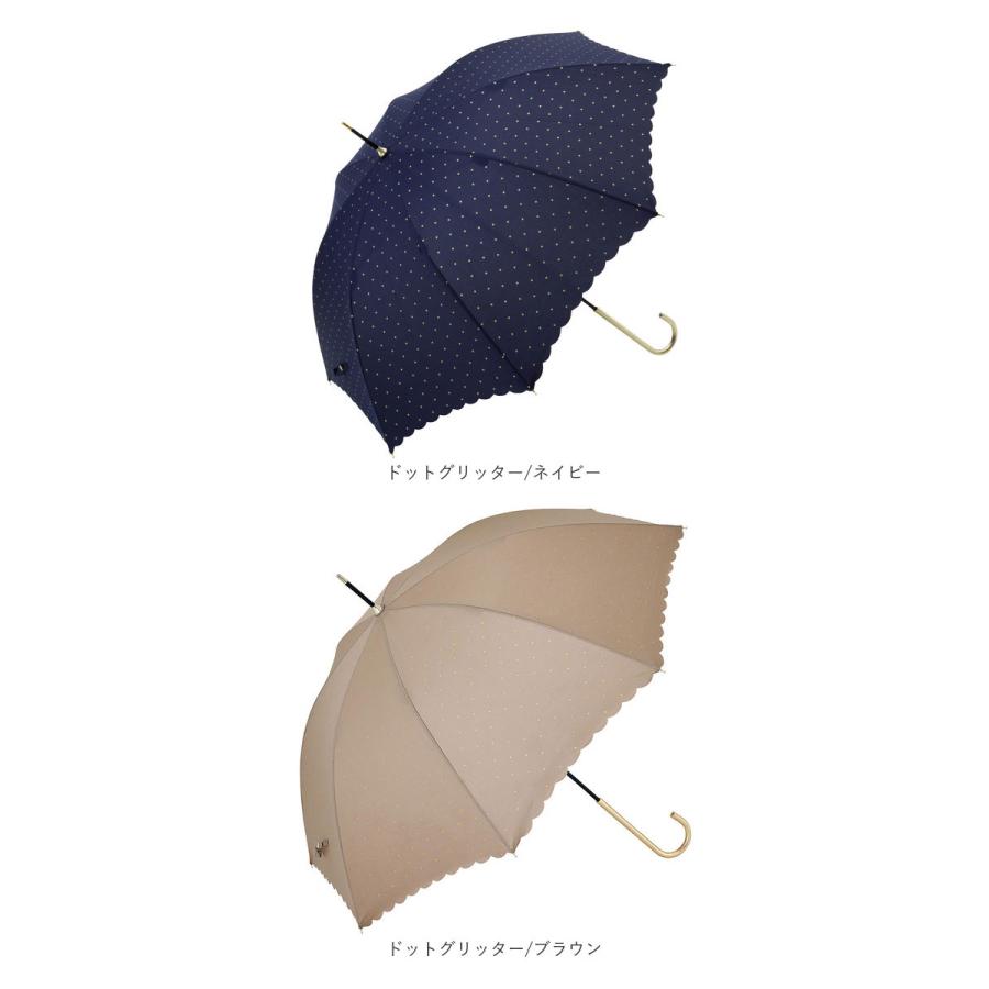 ビコーズ because ビコーズ 長傘 レディース 55cm 通販 雨傘 日傘 晴雨兼用傘 傘 かさ カサ 婦人傘 晴雨兼用 UV対策 紫外線対策 ドット 熱中症対策 かわいい | because | 21
