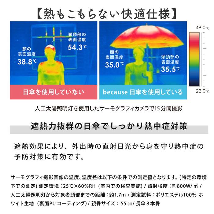 ビコーズ because 長傘 通販 晴雨兼用 晴雨兼用傘 長かさ 雨傘 かさ 傘 大きめ 55cm 55センチ 手開き レディース 女性 おしゃれ かわいい 大人 ビコーズ | because | 07