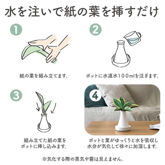 自然気化式 加湿器 かわいい 通販 卓上 気化式加湿器 小型 観葉植物 フェイクグリーン 卓上加湿器 気化式 オフィス おしゃれ 観葉加湿器 可愛い  自然気化式 | Beauwell | 05