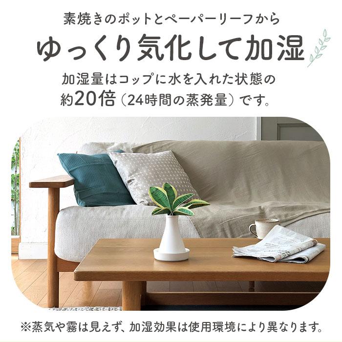 自然気化式 加湿器 かわいい 通販 卓上 気化式加湿器 小型 観葉植物 フェイクグリーン 卓上加湿器 気化式 オフィス おしゃれ 観葉加湿器 可愛い  自然気化式 | Beauwell | 06