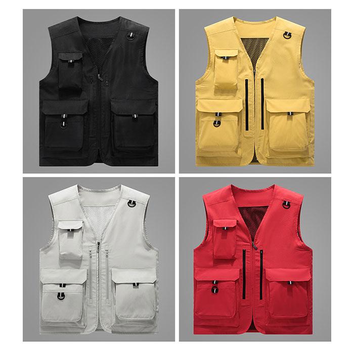 フィッシングベスト 登山 釣り ベスト 薄手 通販 ジレ ジャケット 釣りベスト カメラマンベスト ワークベスト チョッキ 作業着 ワーク服 フィッシングベスト |  | 08