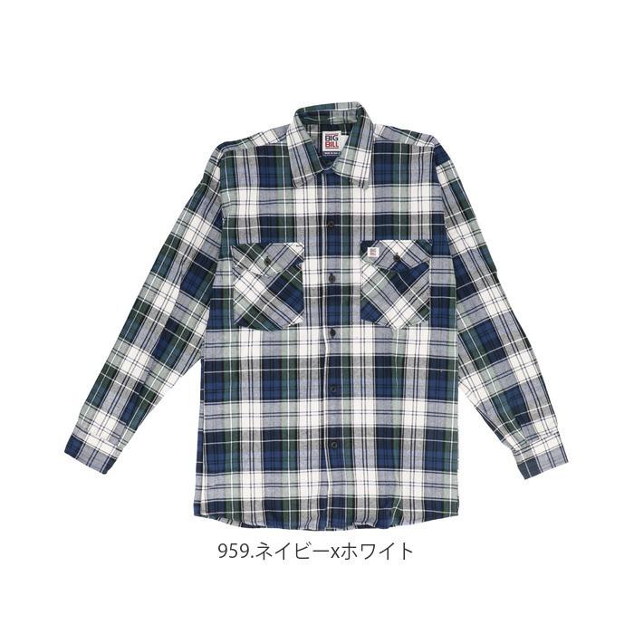 ネルシャツ メンズ 厚手 通販 BIG BILL ビッグビル フランネルシャツ