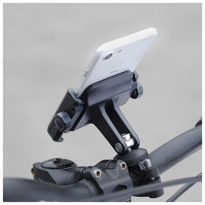 スマホホルダー バイク 通販 バーハンドル オートバイ アルミニウム合金 シルバー ブラック マルチアングル 360° 360度 回転 カメラ 使用可 スマホホルダー |  | 03