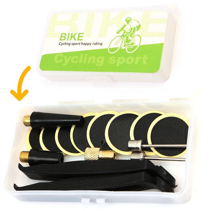 自転車 工具 通販 セット 16イン1修理キット 自転車用工具セット 自転車用工具 多機能 修理セット 修理 携帯 空気入れ 収納バッグ付き マルチツール 自転車 | ブランド登録なし | 10