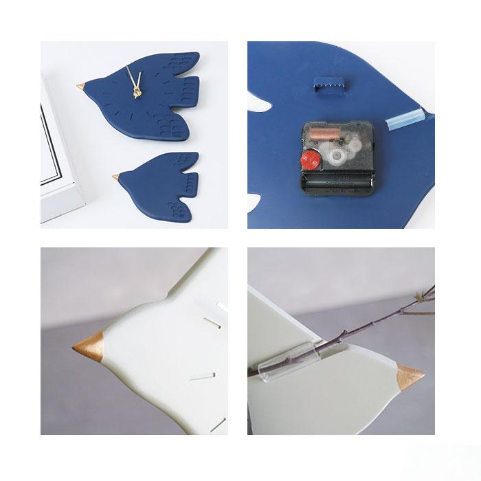 壁掛け時計 おしゃれ 通販 掛け時計 掛時計 時計 ウォールクロック アナログ時計 BRESKORD ブレスコード リビング カフェ 子供部屋 鳥モチーフ 壁掛け時計 |  | 11