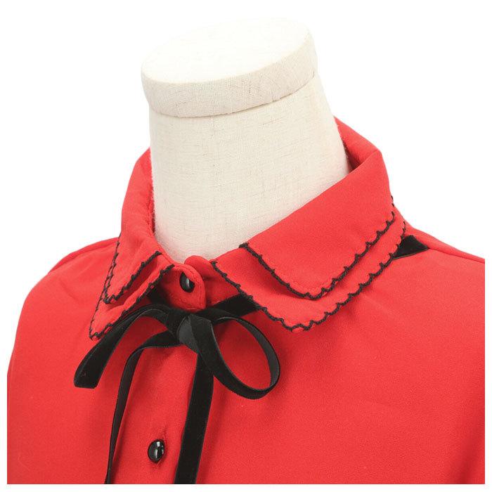 女の子 ブラウス 通販 入学式 卒業式 かわいい リボン 白 フォーマル 卒園式 入園式 子供服 キッズ トップス ジュニア 襟付シャツ フォーマル シャツ 160 女の子 |  | 06