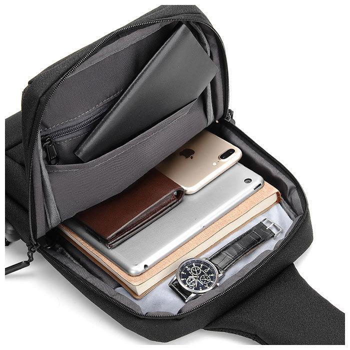 ボディバッグ メンズ 防水 通販 かっこいい 横型 ワンショルダー 大容量 usb ビジネス 斜め掛け 薄型 ショルダーバッグ 斜めがけバッグ 通勤 通学 ボディバッグ |  | 08
