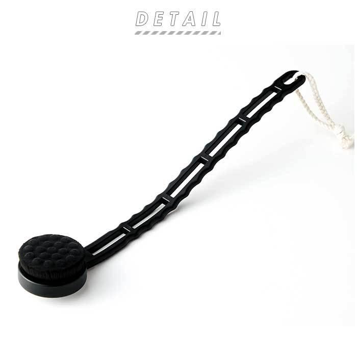 ボディブラシ 通販ボディブラシ 背中 竹炭ボディロングブラシ 凹凸ブラシ 極細毛 やわらか ソフト 約70万本 濃密 COGIT コジット 長め ハンドル  ボディブラシ | COGIT | 02