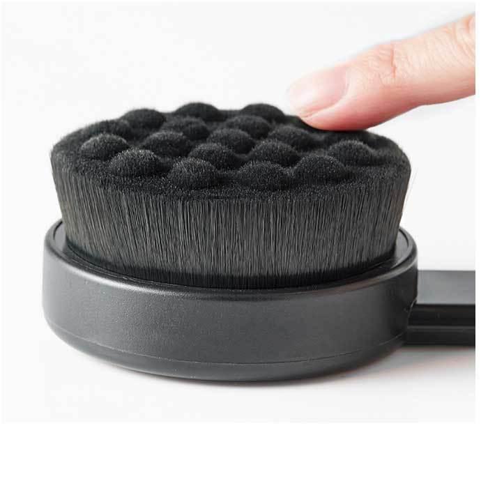 ボディブラシ 通販ボディブラシ 背中 竹炭ボディロングブラシ 凹凸ブラシ 極細毛 やわらか ソフト 約70万本 濃密 COGIT コジット 長め ハンドル  ボディブラシ | COGIT | 04