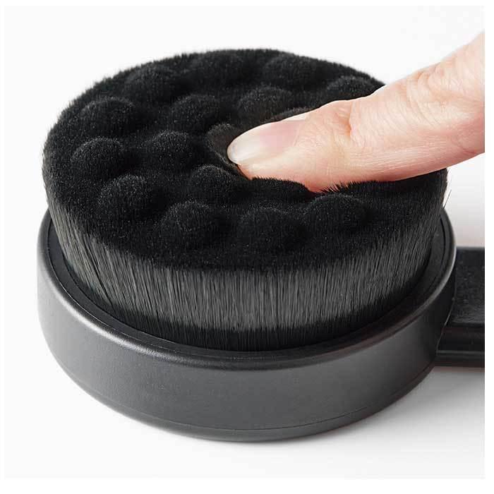 ボディブラシ 通販ボディブラシ 背中 竹炭ボディロングブラシ 凹凸ブラシ 極細毛 やわらか ソフト 約70万本 濃密 COGIT コジット 長め ハンドル  ボディブラシ | COGIT | 05