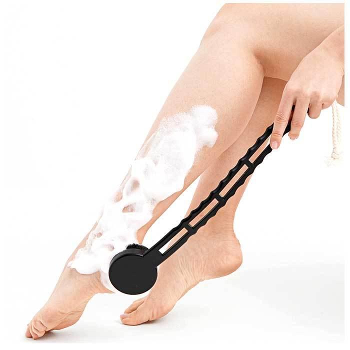 ボディブラシ 通販ボディブラシ 背中 竹炭ボディロングブラシ 凹凸ブラシ 極細毛 やわらか ソフト 約70万本 濃密 COGIT コジット 長め ハンドル  ボディブラシ | COGIT | 08