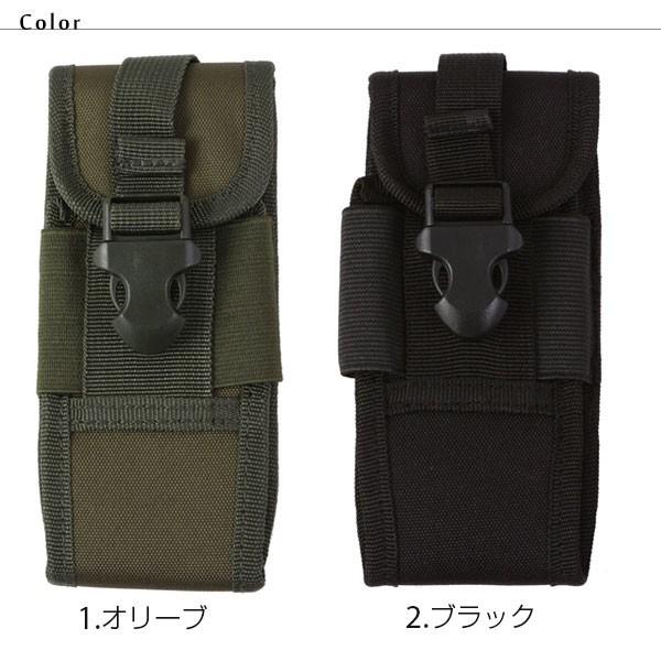 スマホケース 携帯ケース メンズ ミリタリー おしゃれ スマートフォンケース MOLLE対応 PALS 丈夫 シンプル アウトドア 迷彩 カモフラ 無地 ベルト リュック | BACKYARD FAMILY | 01