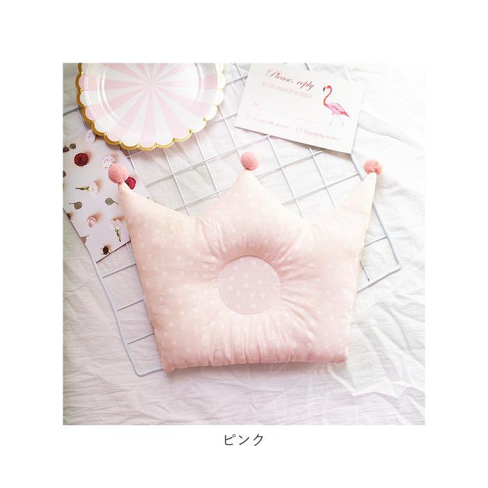 ベビー枕 通販 ベビーまくら 赤ちゃんマクラ 赤ちゃん ベビー 枕 まくら ピロー 綿 コットン クラウン クラウン型 王冠 王冠型 かわいい おしゃれ 0歳 1歳 | ブランド登録なし | 27