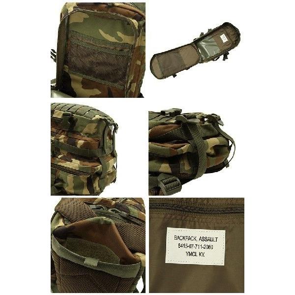 リュック メンズ 大容量 アサルトリュック ミリタリー MOLLE PALS 通学 通勤 ナイロン 丈夫 アウトドア バックパック トレッキング 迷彩 カモフラ 無地 YMCLKY | Minnetonka | 11