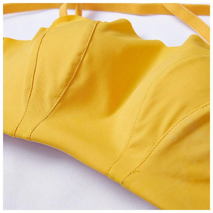 ブラジャー ショーツ セット ノンワイヤー 通販 セクシー チューブトップ ブラ 下着 レディース ギャザー プッシュアップブラ パンティー シンプル ブラジャー |  | 06