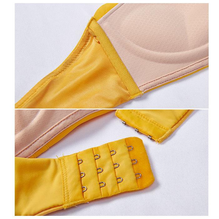 ブラジャー ショーツ セット ノンワイヤー 通販 セクシー チューブトップ ブラ 下着 レディース ギャザー プッシュアップブラ パンティー シンプル ブラジャー |  | 11