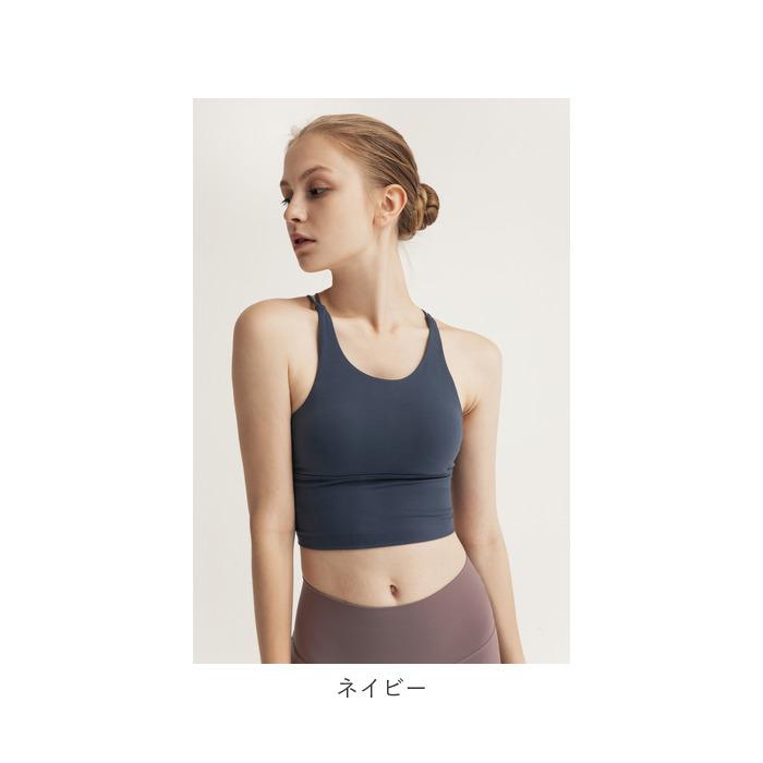 ヨガウェア トップス カップ付 通販 キャミソール ブラトップ インナー タンクトップ フィットネスウェア ランニング ジョギング おしゃれ かわいい ヨガウェア |  | 15