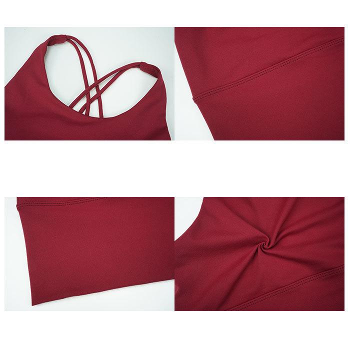 ヨガウェア トップス カップ付 通販 キャミソール ブラトップ インナー タンクトップ フィットネスウェア ランニング ジョギング おしゃれ かわいい ヨガウェア |  | 09