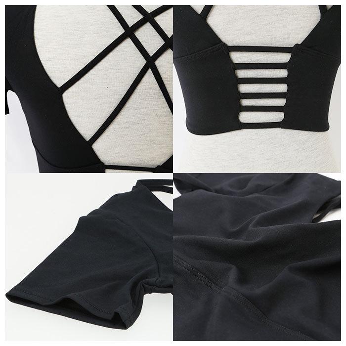 ヨガウェア トップス カップ付 通販 半袖 ブラトップ インナー シャツ フィットネスウェア ランニング ジョギング おしゃれ かわいい ヨガウェア |  | 09