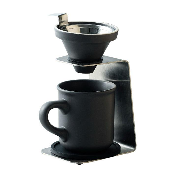 GRINDLODGE 折りたたみコーヒードリッパーとレザーケースセット GRINDLODGE 折りたたみコーヒードリッパーとレザーケースセット