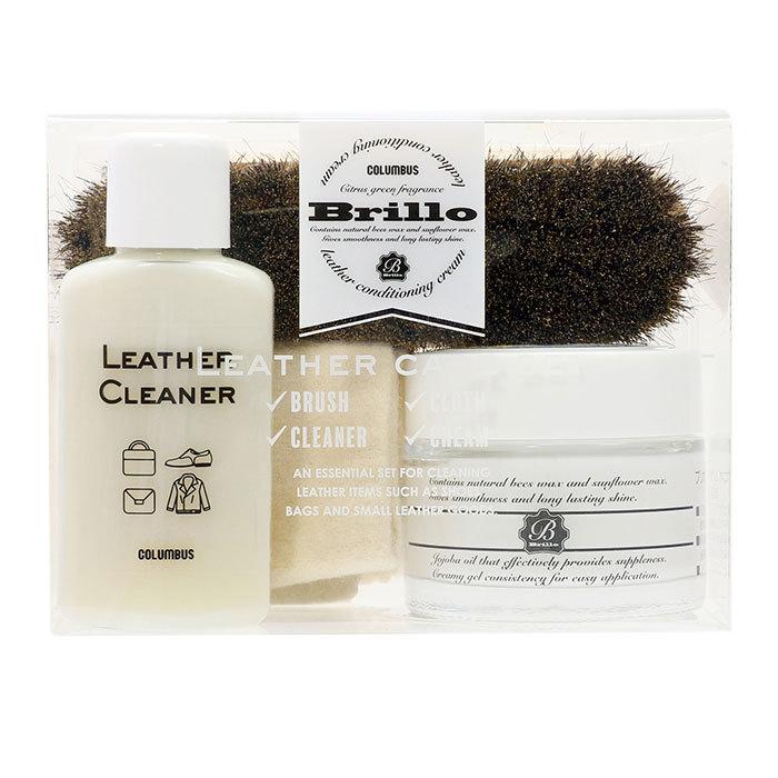 レザーケアセット ブリオ 通販 レザーケアキット スターターキット columbus レザーコンディショニングクリーム ホコリ落とし 馬毛ブラシ  レザーケアセット |  | 14