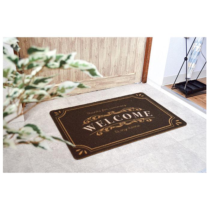 玄関マット 通販玄関マット 屋外 ドアマット おしゃれ pvcマット ガーデンマット 60 × 40 インテリア雑貨 玄関 エントランスマット ナチュラル ブロッサ マット |  | 09