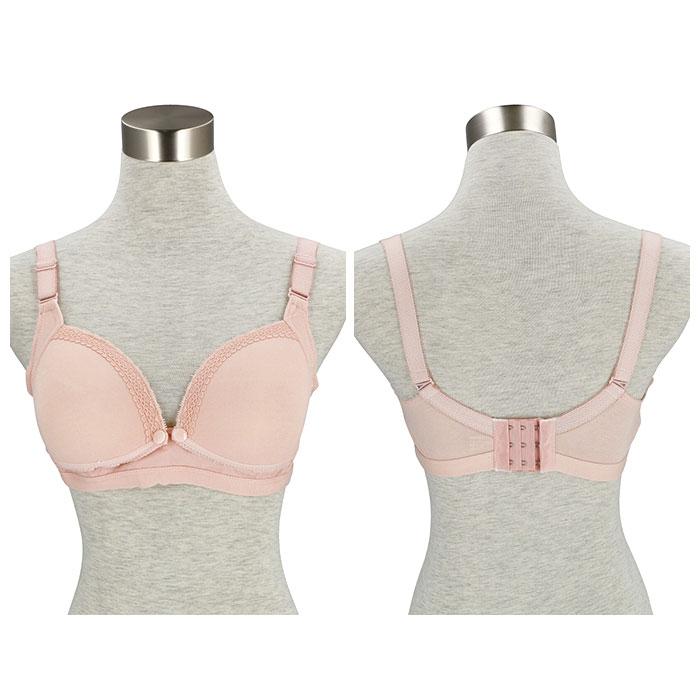 授乳ブラ 前開き 通販 2点セット 2点 セット 授乳ブラジャー マタニティブラ マタニティ ブラ 授乳用 フロントオープン ボタン インナー 授乳ブラ | BACKYARD FAMILY | 04
