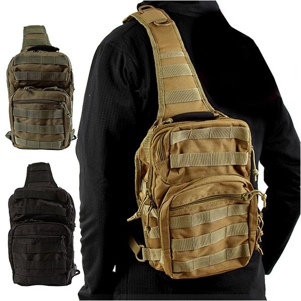 スカウトバッグ ミリタリー ショルダーバッグ ワンショルダー 大容量 ボディバッグ 大きめ 通学 通勤 ウエストバッグ MOLLE ナイロン メンズ 丈夫 アウトドア | 