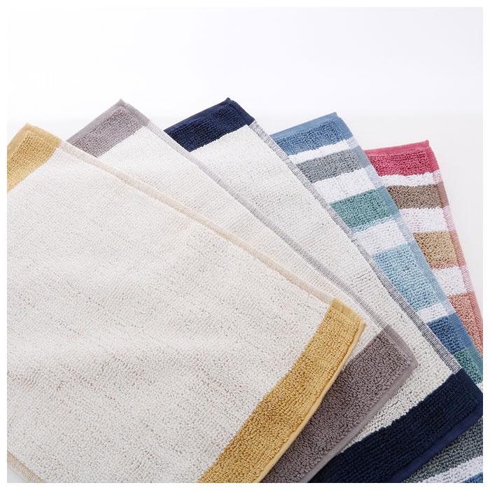 バスマット 通販バスマット かわいい おしゃれ カラフル シンプル ストライプ バイカラー 手織り仕様 綿 コットン100% Sally サリー Armi アルミ  バスマット |  | 07