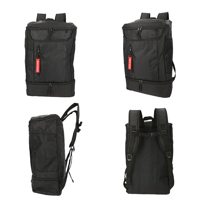 スクエア 通販スクエア リュック 大容量 通学 スポーツリュック おしゃれ 33l 高校生 ポリ 軽量 2層式 メンズ 男子 黒 ブラック ピンク パープル スクエア |  | 19