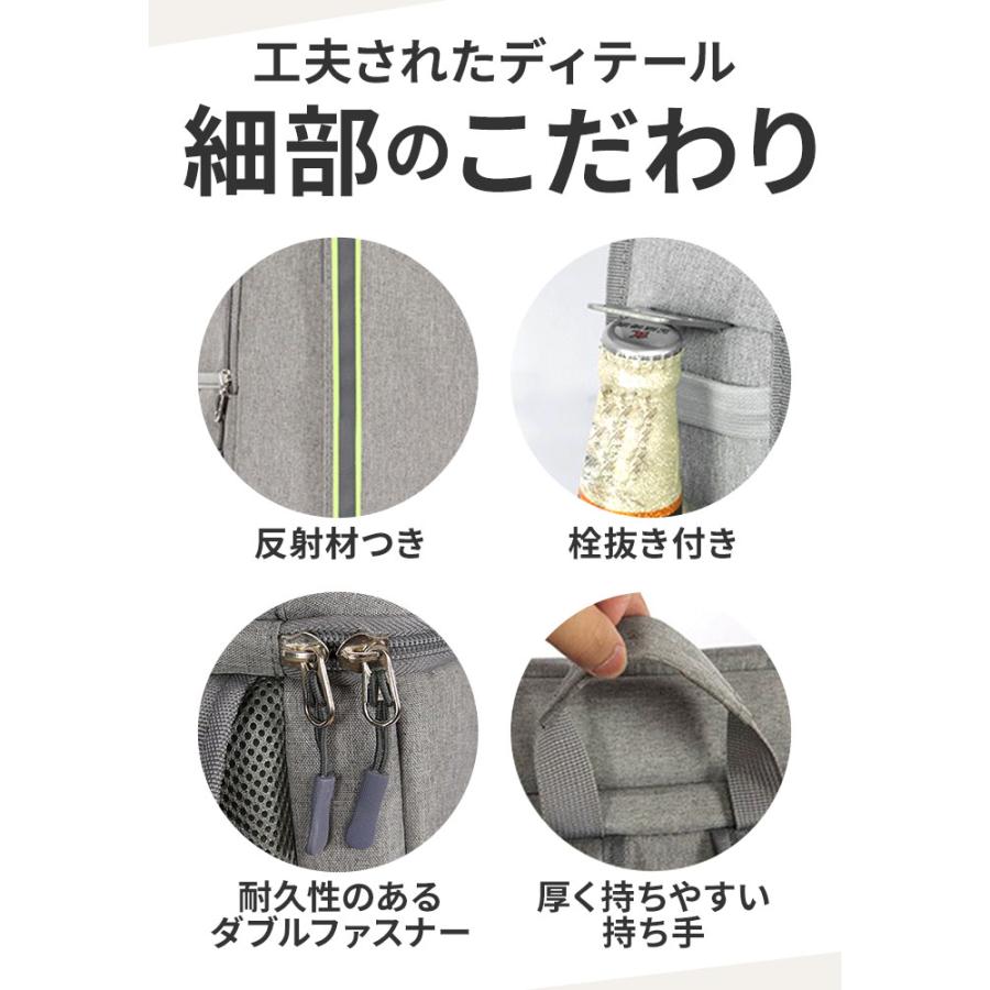 クーラーバッグ 保冷バッグ リュック 通販 クーラーバッグ 32L リュックサック 保冷リュック 大容量 ランチバッグ 保温バッグ 保冷バック リュック型 エコバッグ | BACKYARD FAMILY | 14