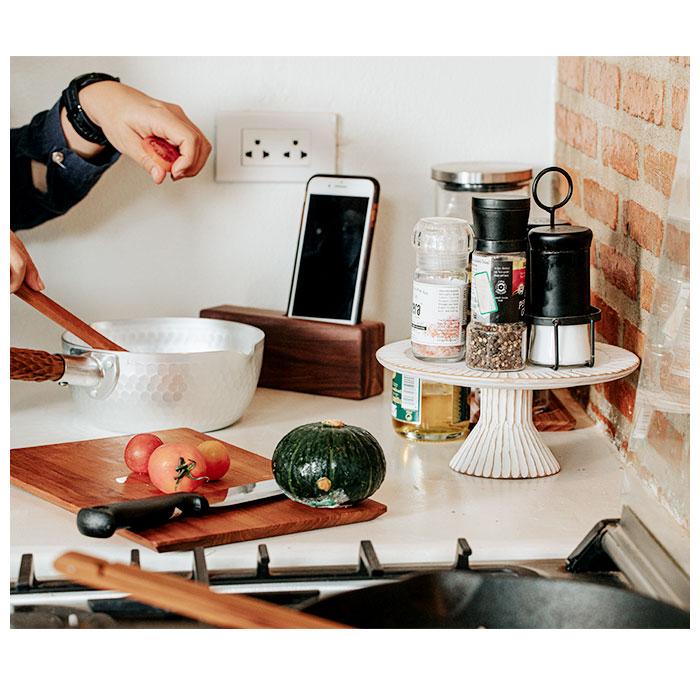 ケーキスタンド 通販ケーキスタンド 木 黒 白 木製 小皿 コンポート 皿 ケーキプレート ケーキトレー ケーキ スタンド 可愛い お皿 プレート ケーキスタンド | Afternoon Tea | 07